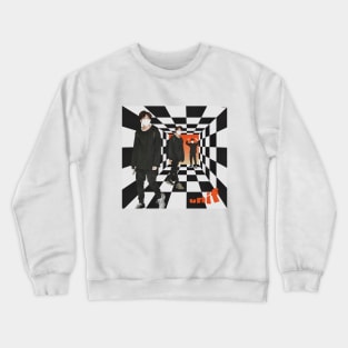 BTS JungKook Checkboard Crewneck Sweatshirt